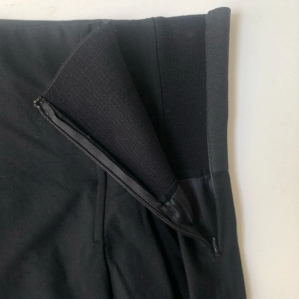 Elizabeth & James Wool Black High Waisted Pencil Skirt Size 6